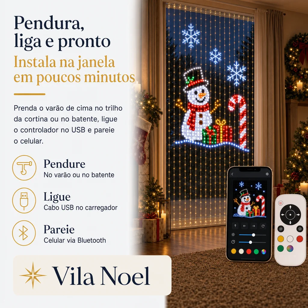 instalação na janela em minutos