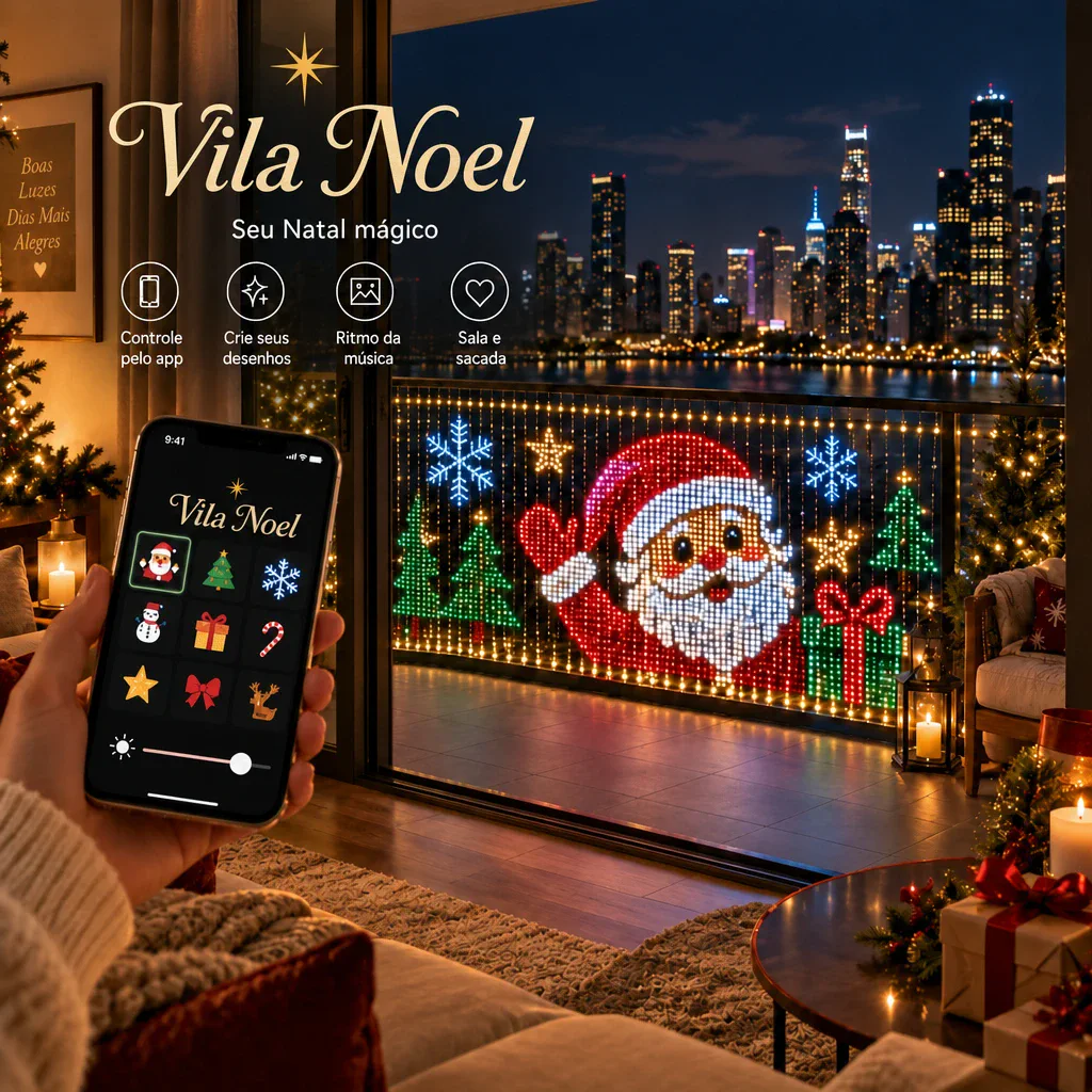 Painel de LED para Sacada — Desenhos pelo Celular 1